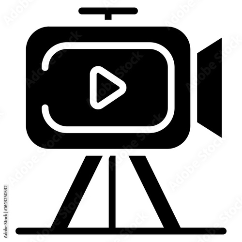 Video icon vector image. Can be used for Online Education.