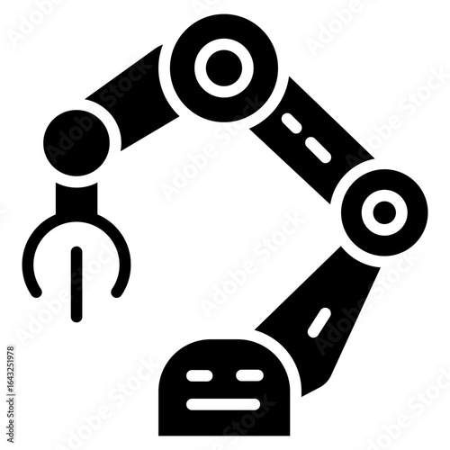 Robotic Arm icon vector image. Can be used for Science Fiction.