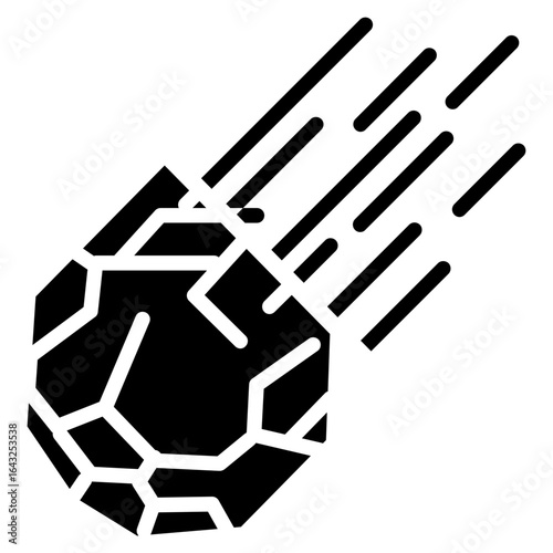 Meteorite icon vector image. Can be used for Natural Disaster.