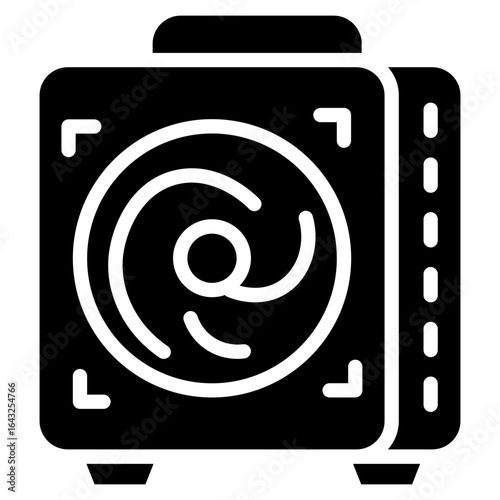 Generator icon vector image. Can be used for Electric Circuits.