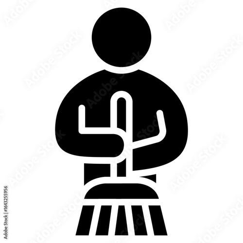 Cleaner icon vector image. Can be used for Women.