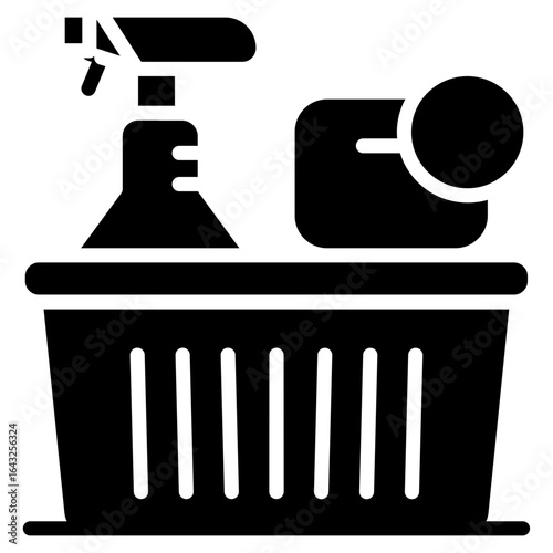 Cleaner icon vector image. Can be used for Cleaning and Dusting.