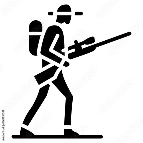 Hunter icon vector image. Can be used for Women.