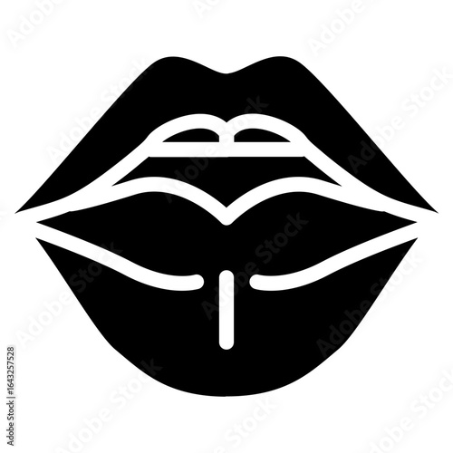 Salivary Glands icon vector image. Can be used for Human Anatomy.