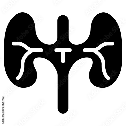 Thymus icon vector image. Can be used for Human Anatomy.