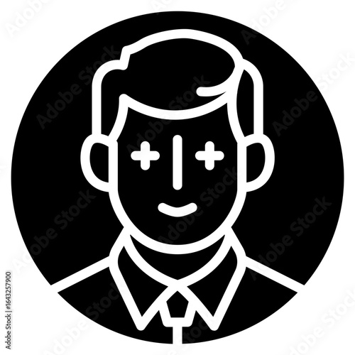 Confidence icon vector image. Can be used for Personality Traits.