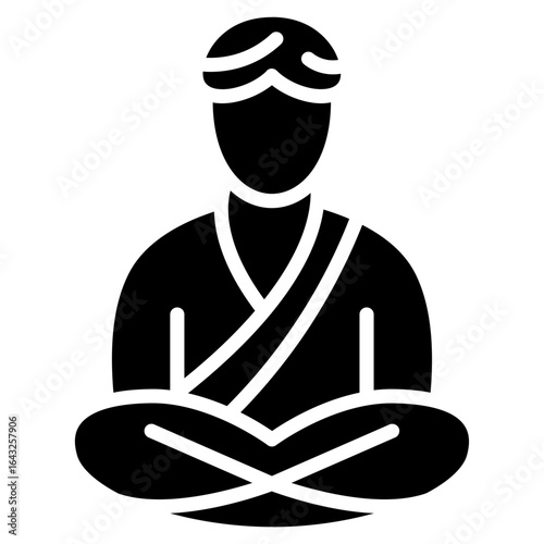 Humility icon vector image. Can be used for Personality Traits.