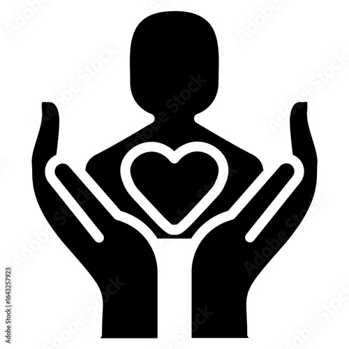 Gratitude icon vector image. Can be used for Personality Traits.