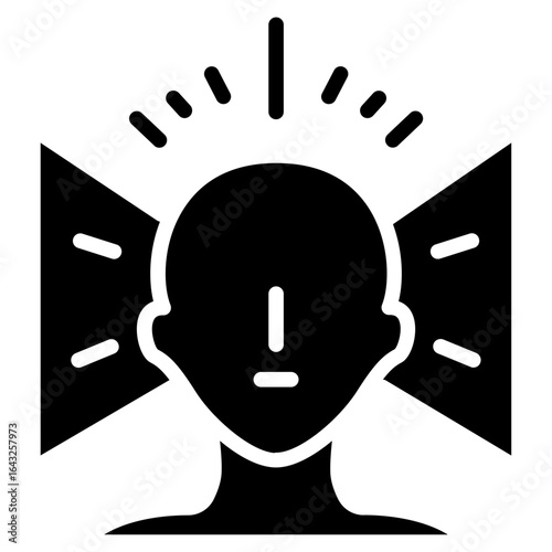 Open Mindedness icon vector image. Can be used for Personality Traits.