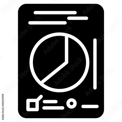Test Data icon vector image. Can be used for Quality Assurance.