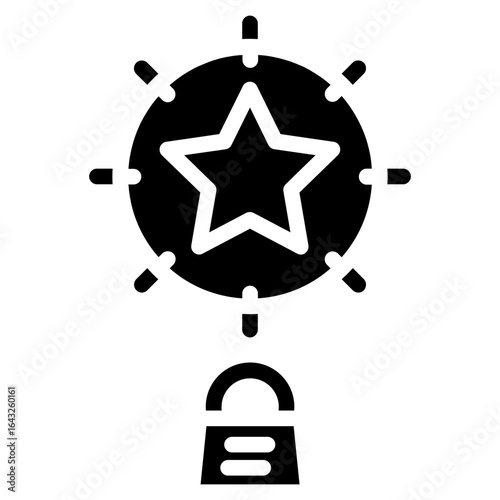Authenticity icon vector image. Can be used for Leadership.