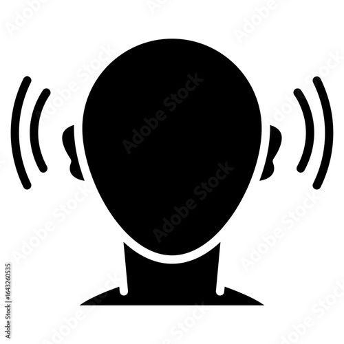 Listening icon vector image. Can be used for Leadership.
