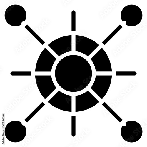Network Connectivity icon vector image. Can be used for Networking.