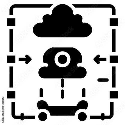 Network Integration icon vector image. Can be used for Networking.