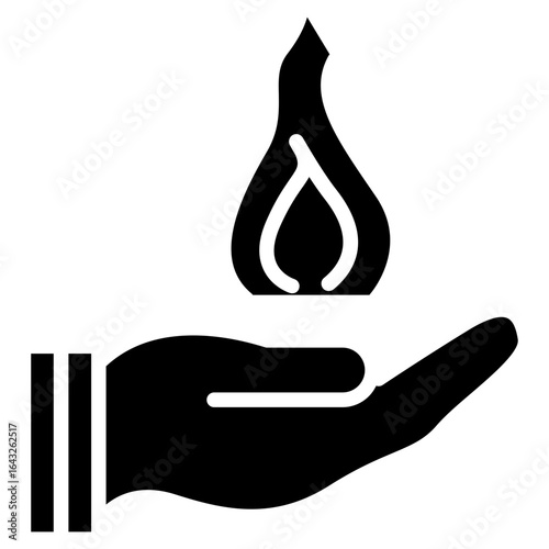 Safety Measures icon vector image. Can be used for Risk Management.