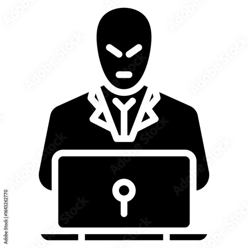 Security Breach icon vector image. Can be used for Risk Management.