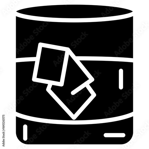 Whiskey glass icon vector image. Can be used for Fathers Day.