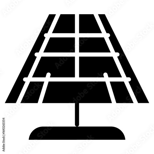 Solar Panel icon vector image. Can be used for Earth Day.