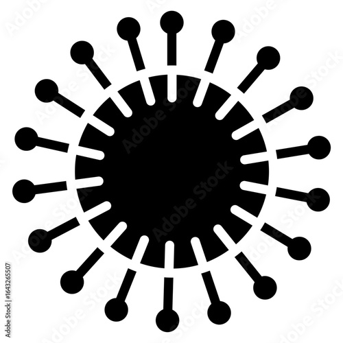 Infection Spread icon vector image. Can be used for Infectious Diseases.