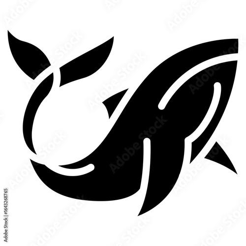 Fins icon vector image. Can be used for Ocean.