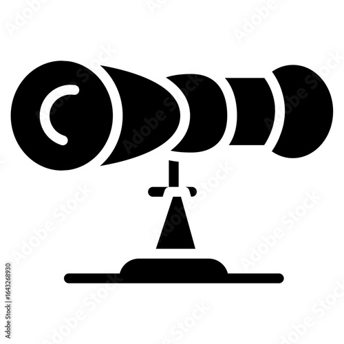 Monocular icon vector image. Can be used for Ocean.