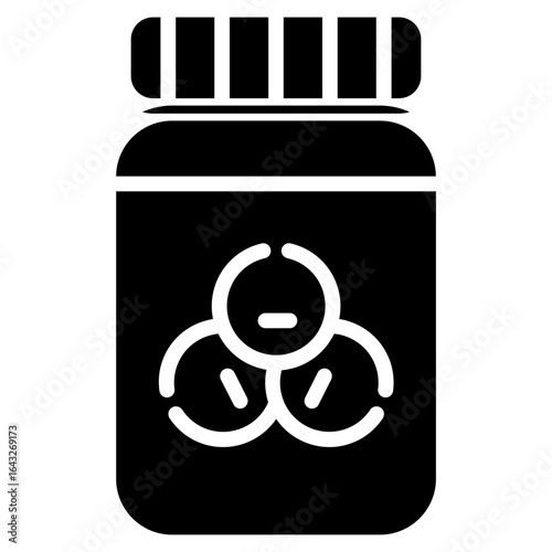 Toxic Waste icon vector image. Can be used for Ocean.