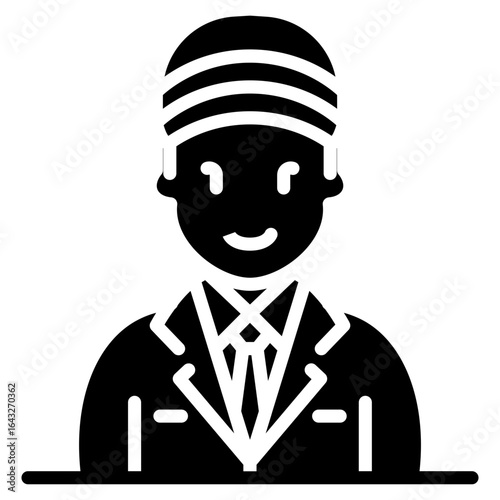 Warehouse Owner icon vector image. Can be used for Warehouse.