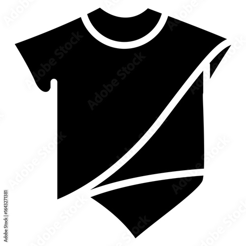 Water Resistant Fabric icon vector image. Can be used for Fabric Features.