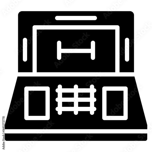Teller icon vector image. Can be used for Supermarket.