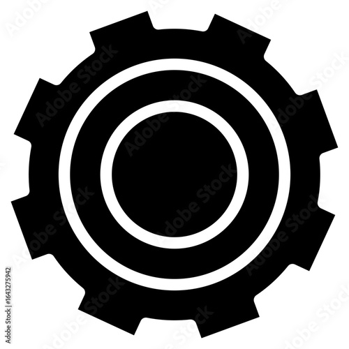 Setting icon vector image. Can be used for Battery and Power.