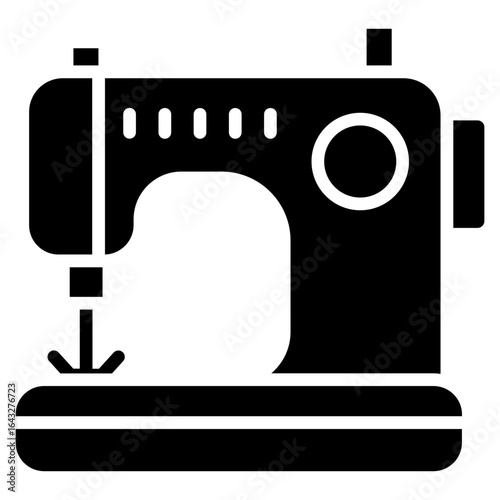 Sewing Machine icon vector image. Can be used for Shoemaker.