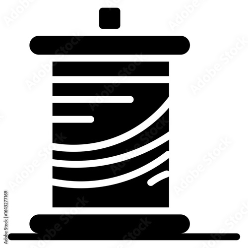 Bobbin icon vector image. Can be used for Art and Craft Supplies.