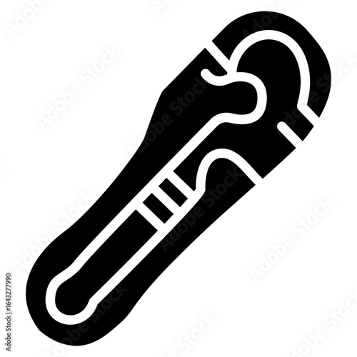 Seam Ripper icon vector image. Can be used for Art and Craft Supplies.