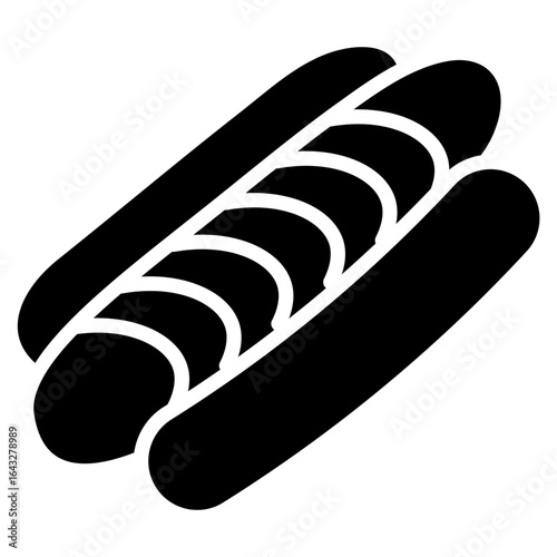 Hot Dog icon vector image. Can be used for Oktoberfest.