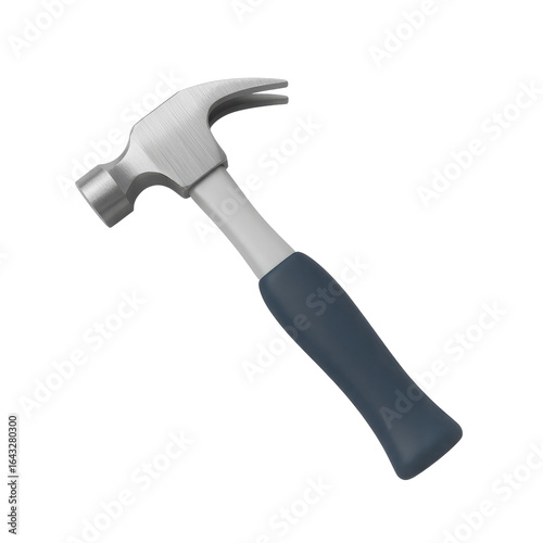 Wallpaper Mural A metal claw hammer with a textured dark gray handle isolated on transparent background Torontodigital.ca