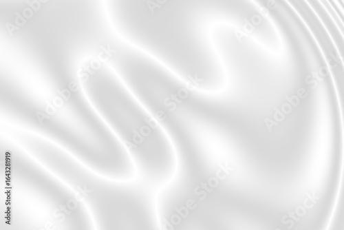 Abstract smooth elegant white fabric silk texture soft background, flowing satin waves.