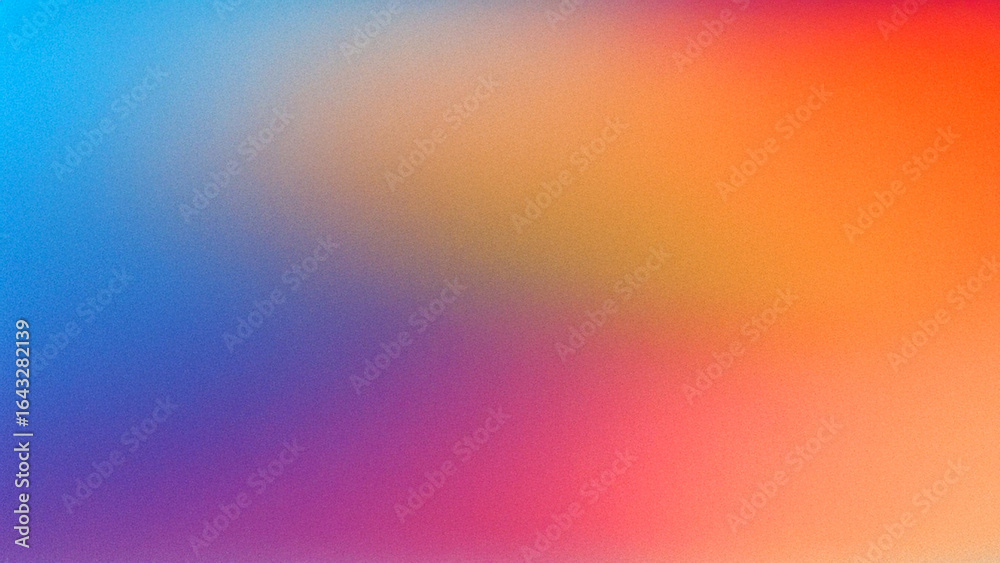 Obraz premium Blue-to-Orange Gradient Texture offers soft lighting and smooth surface ideal for graphic design, wallpaper, and social media backdrop.