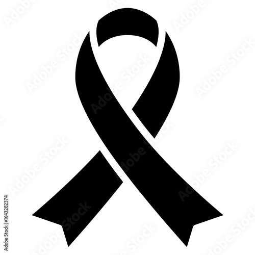 Ribbon icon vector image. Can be used for Baby Shower.