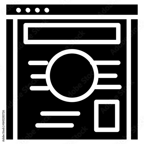 Custom Music Playlist icon vector image. Can be used for Bowling.