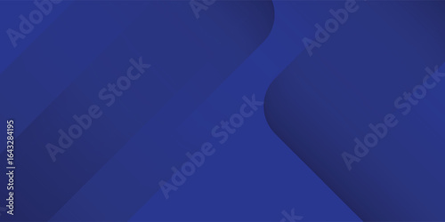 Abstract blue background with glowing geometric lines. Modern blue gradient square shape design.