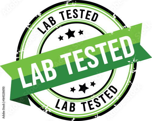 Lab tested certified quality seal stamp