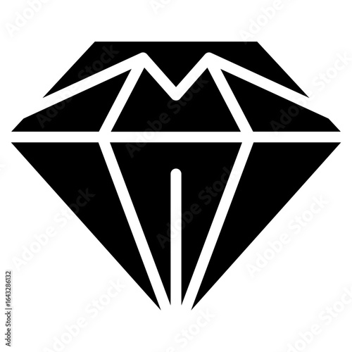 Diamond icon vector image. Can be used for Luxury.