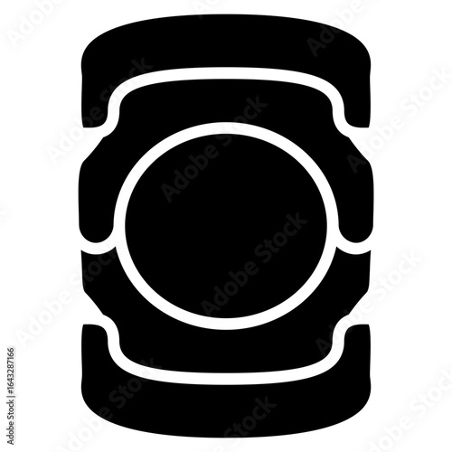 Knee Pad icon vector image. Can be used for Volleyball.