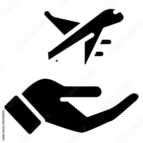 Airfare Reimbursement icon vector image. Can be used for Casino.