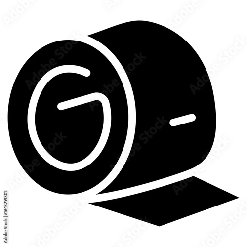Rolled Steel icon vector image. Can be used for Mettalurgy.