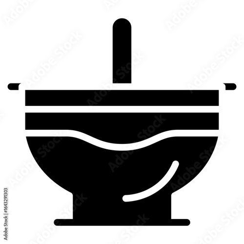 Quench icon vector image. Can be used for Mettalurgy.