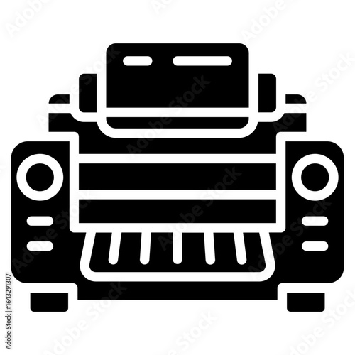 Rolling Machine icon vector image. Can be used for Mettalurgy.