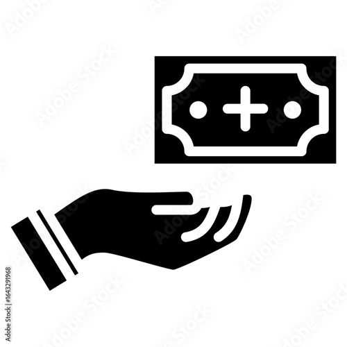 Global Cash Transfer icon vector image. Can be used for Trading.