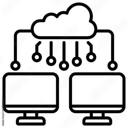 Cloud Network Icon