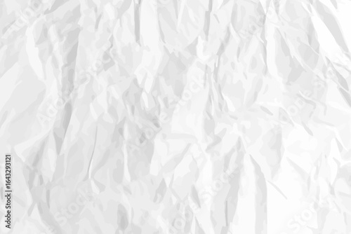 White clean crumpled paper
